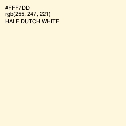 #FFF7DD - Half Dutch White Color Image